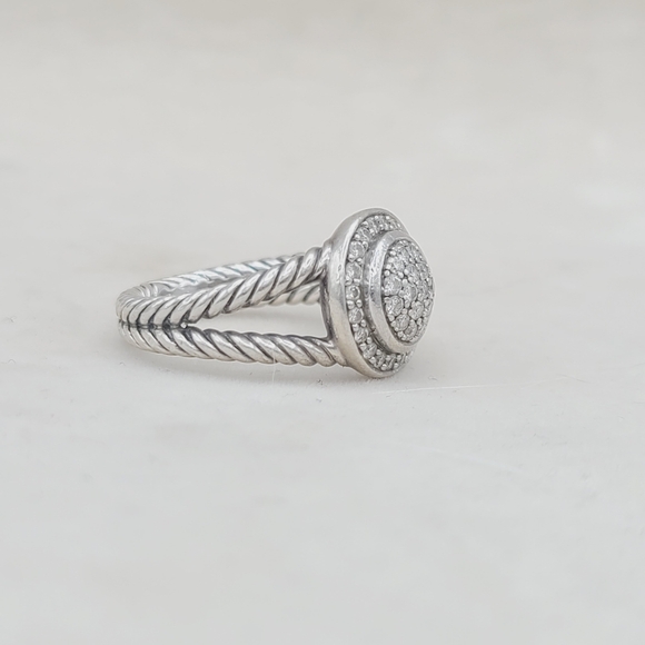 David Yurman Petite Cerise Diamond Ring - Picture 6 of 15